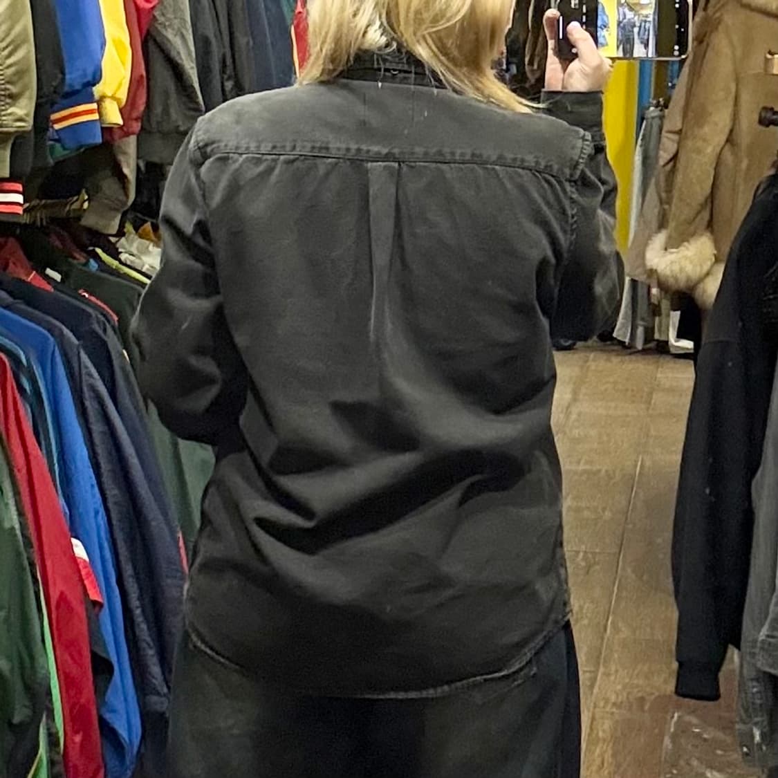 [HI] 칼하트 긴팔 데님셔츠 블랙  상품이미지5