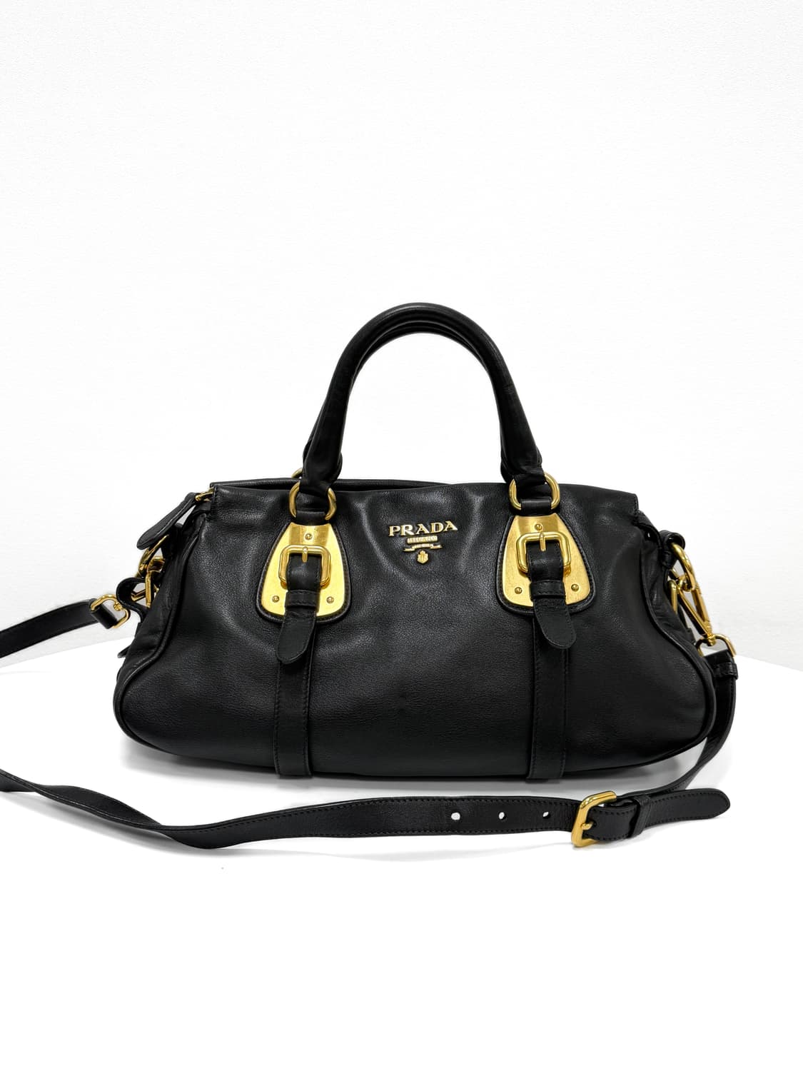 프라다 소프트 카프 골드 버클 2WAY 백 상품이미지1