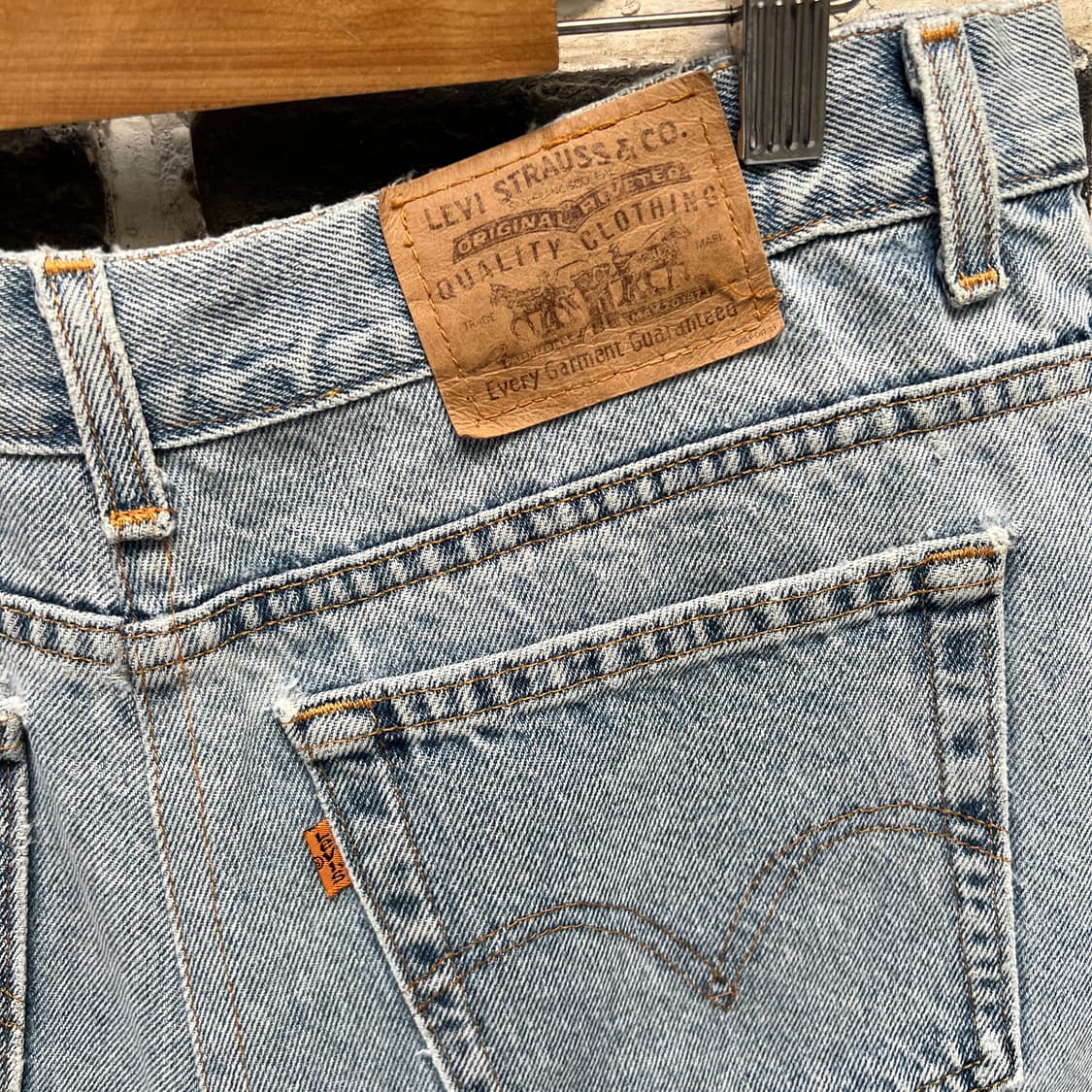 00s 빈티지 리바이스 데님 스커트 상품이미지5