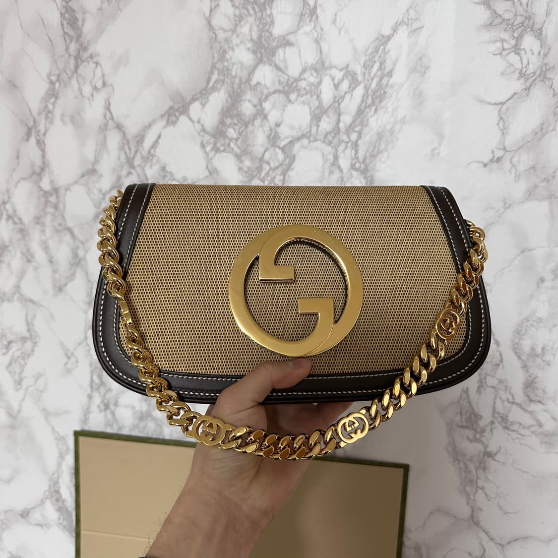 [ 새상품,OS ] 구찌 블론디 체인 숄더 크로스백 상품이미지5