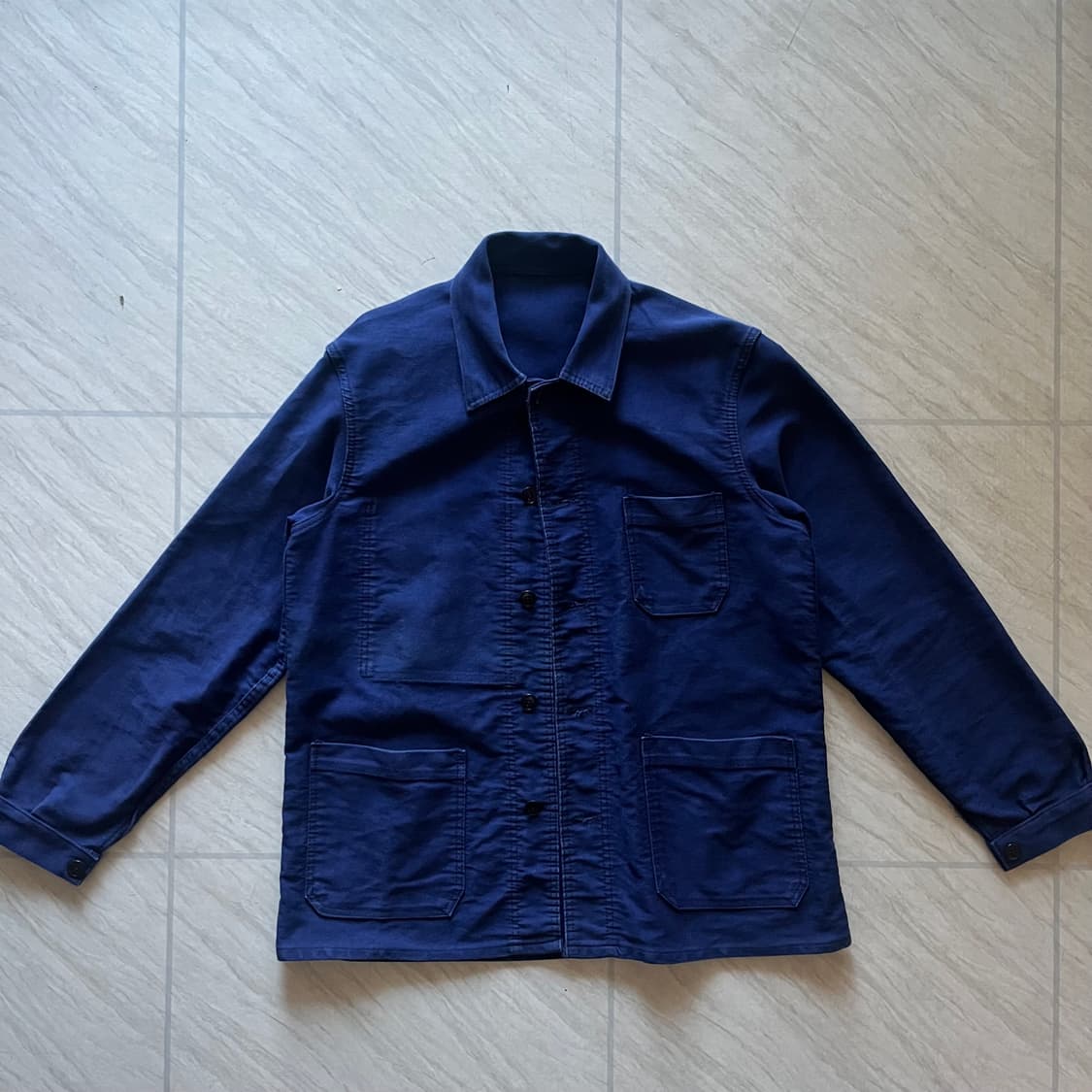 [48] 60s~ 빈티지 몰스킨 프렌치워크자켓 초어자켓 상품이미지1