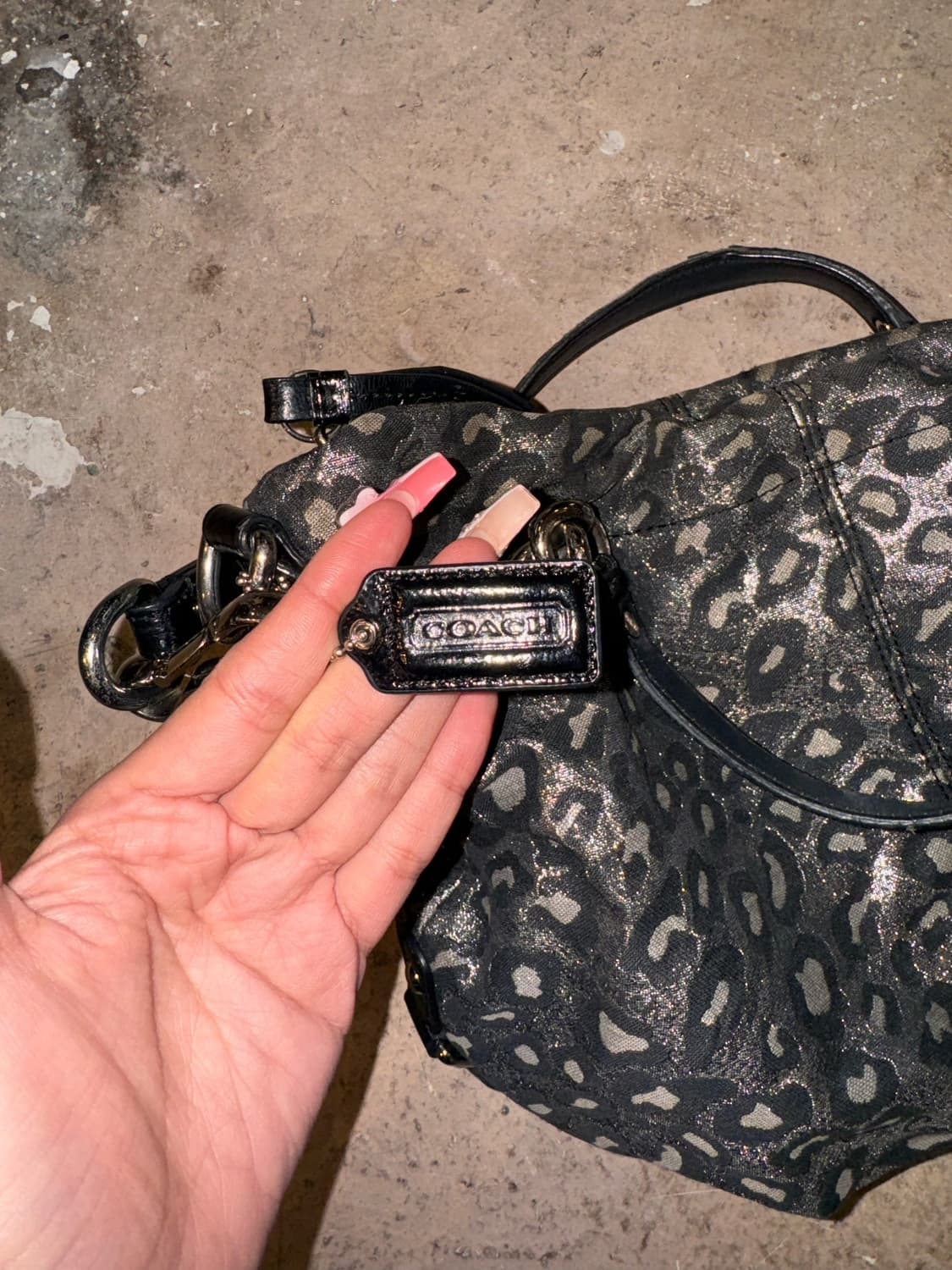 COACH 레오파드 숄더백 상품이미지4