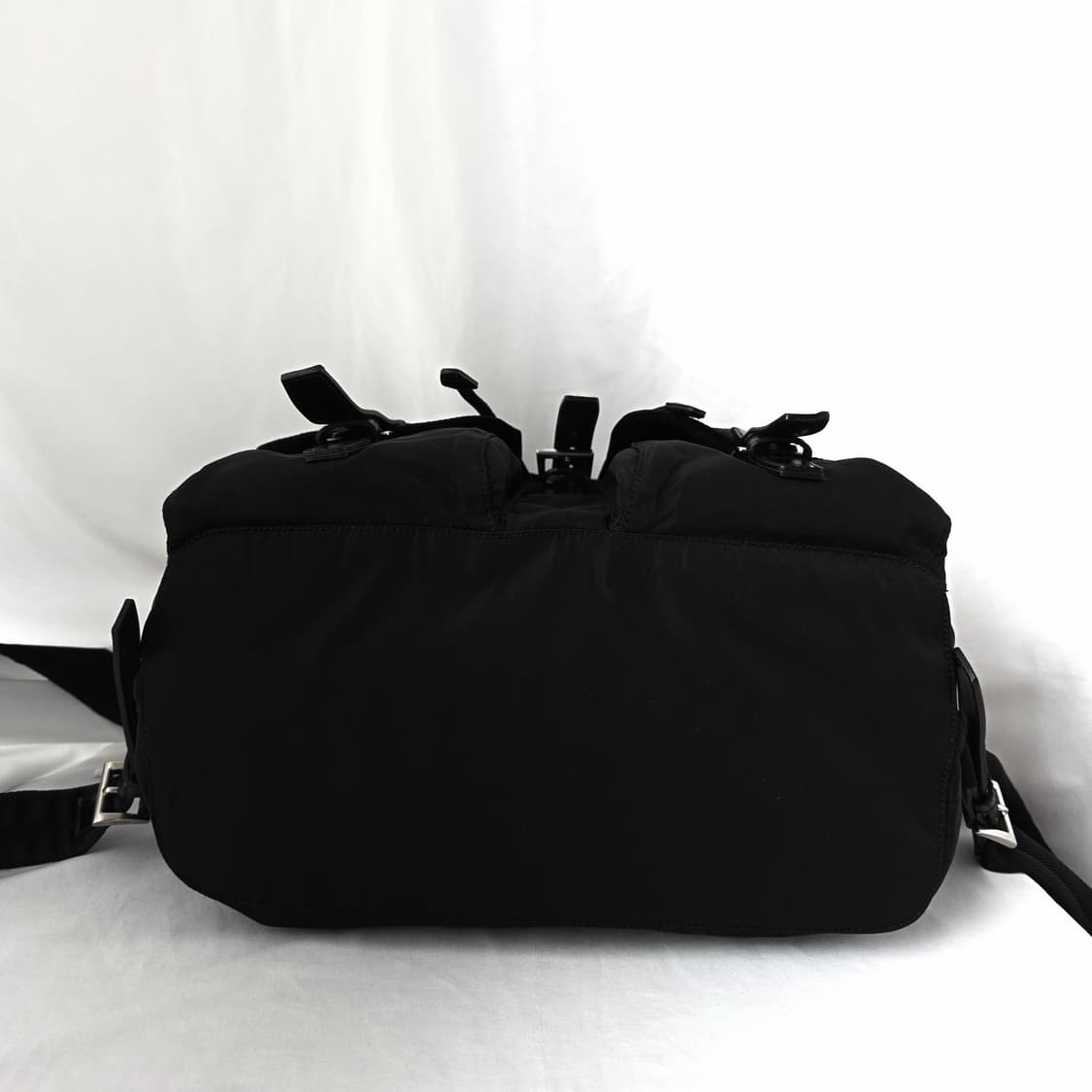 [정품 PRADA] 프라다 투포켓 나일론 빈티지백팩 상품이미지4