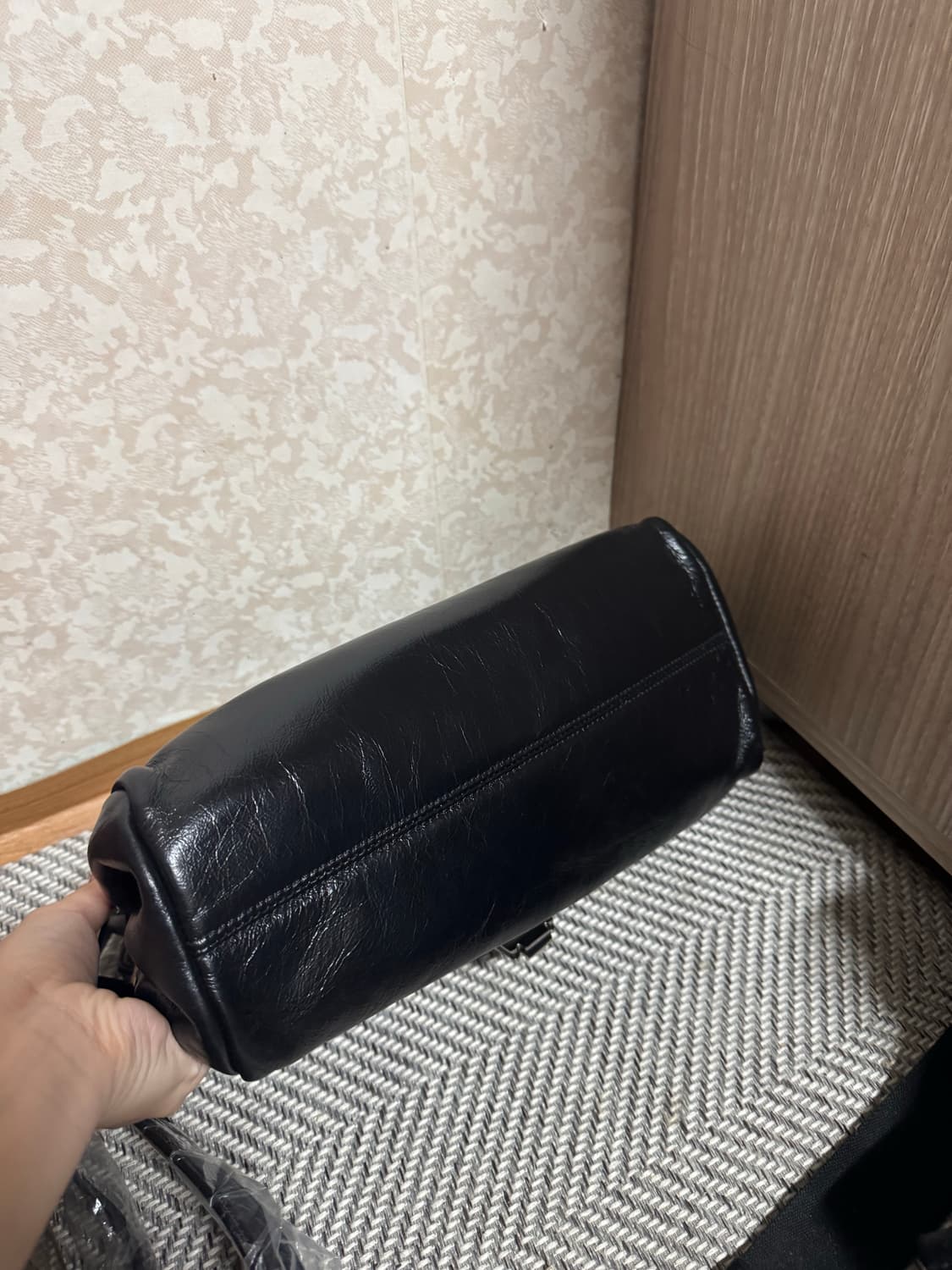 분크 오캄 두 숄더 라지 블랙 상품이미지4