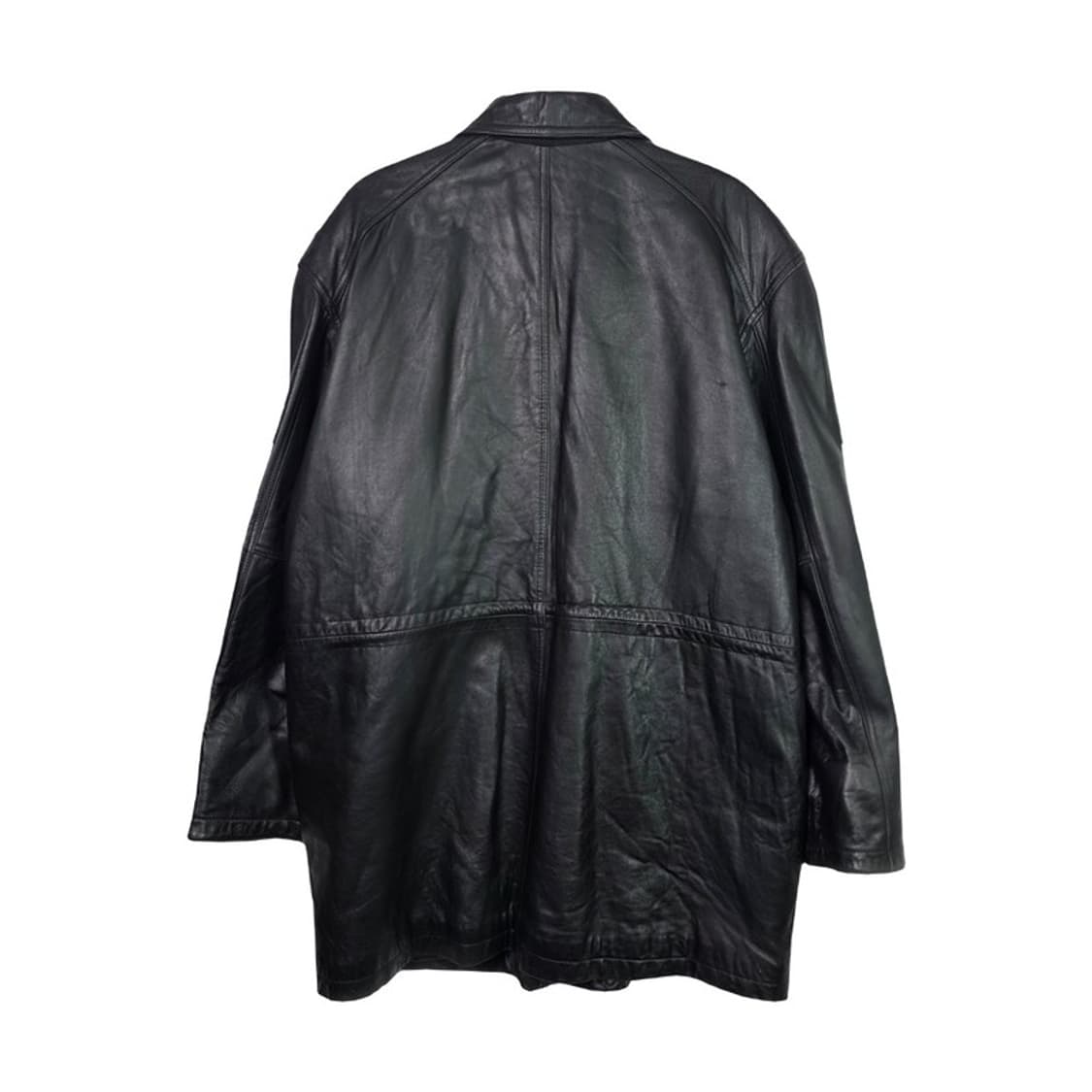 Japan Vintage 리얼 양가죽 오버핏 사파리 자켓 XL 상품이미지2