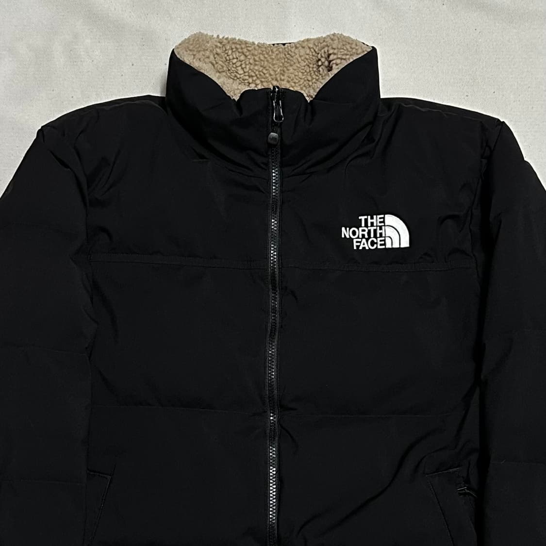 L 노스페이스 리버시블 쉐르파 다운 패딩 상품이미지1