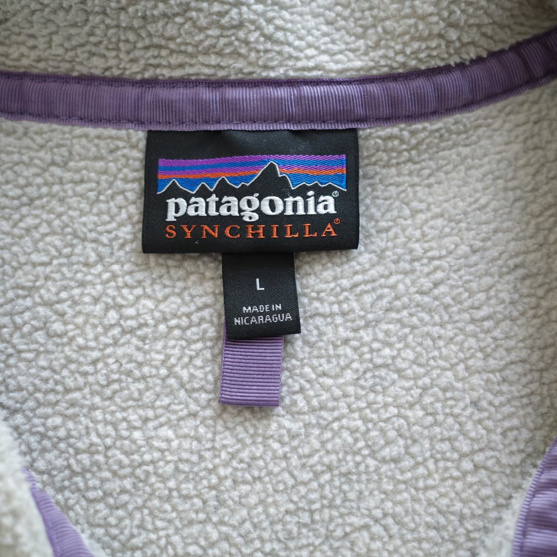 파타고니아 신칠라 스냅T 오트밀 플리스 L  상품이미지5