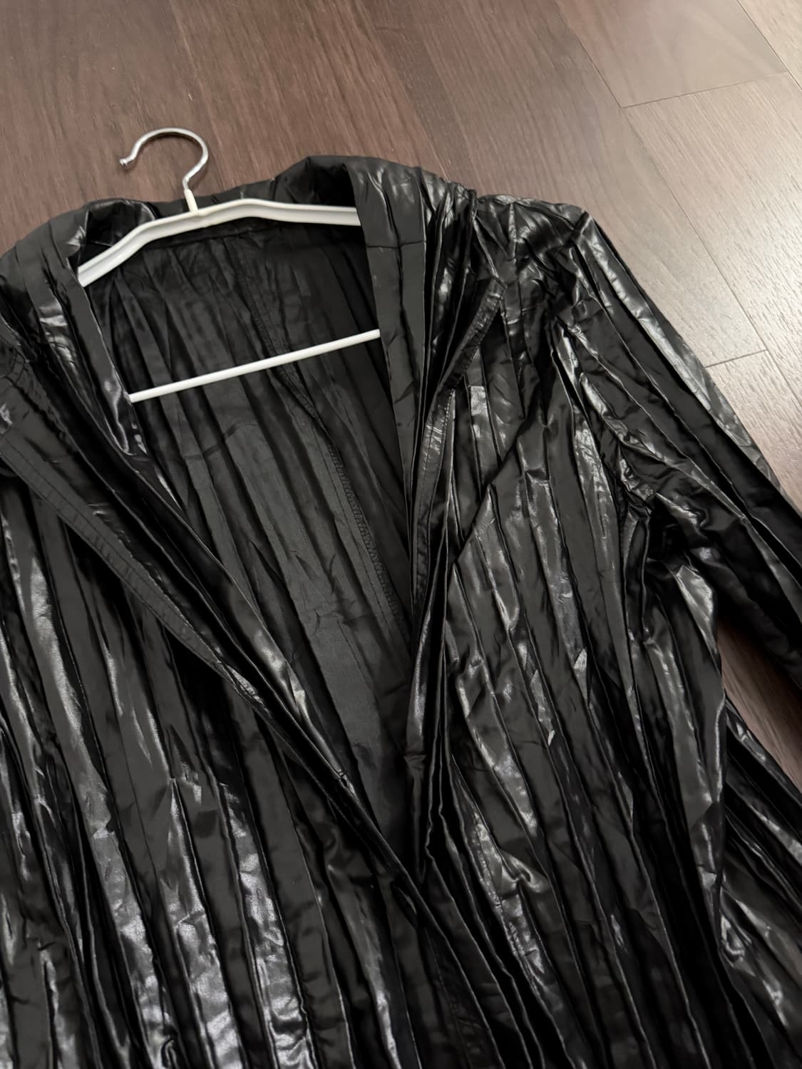 스피치오 롱 자켓 플리츠 코트 상품이미지2