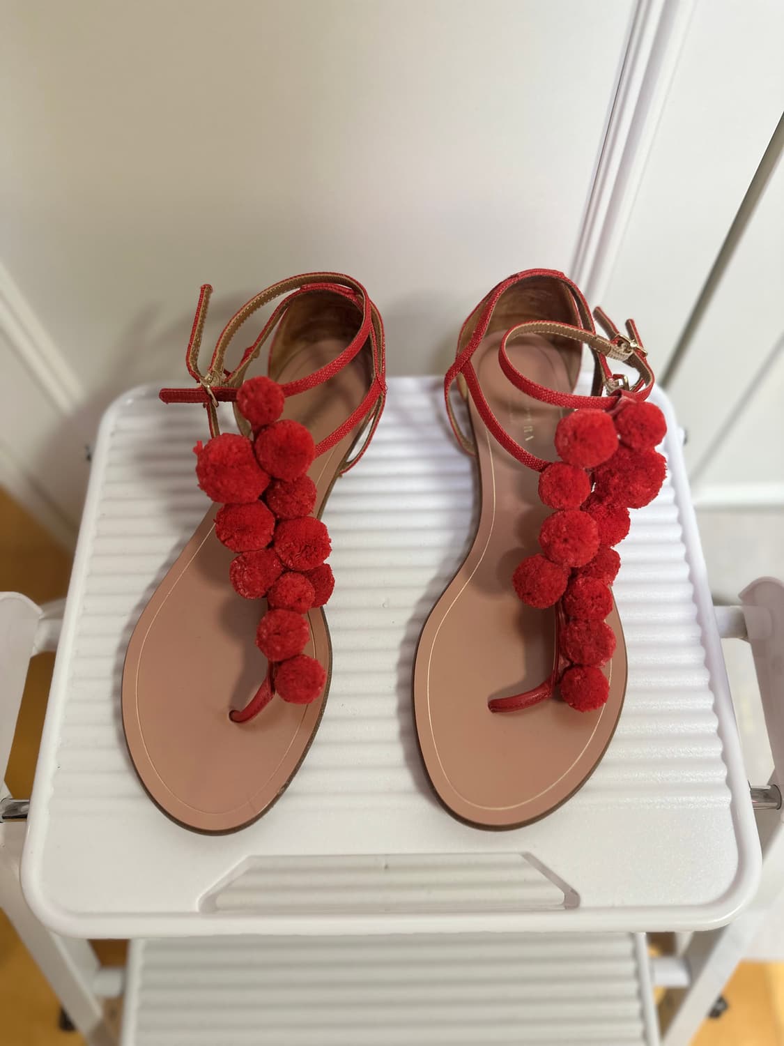 아쿠아주라 Aquazzura 폼폼 샌달 36.5 상품이미지2