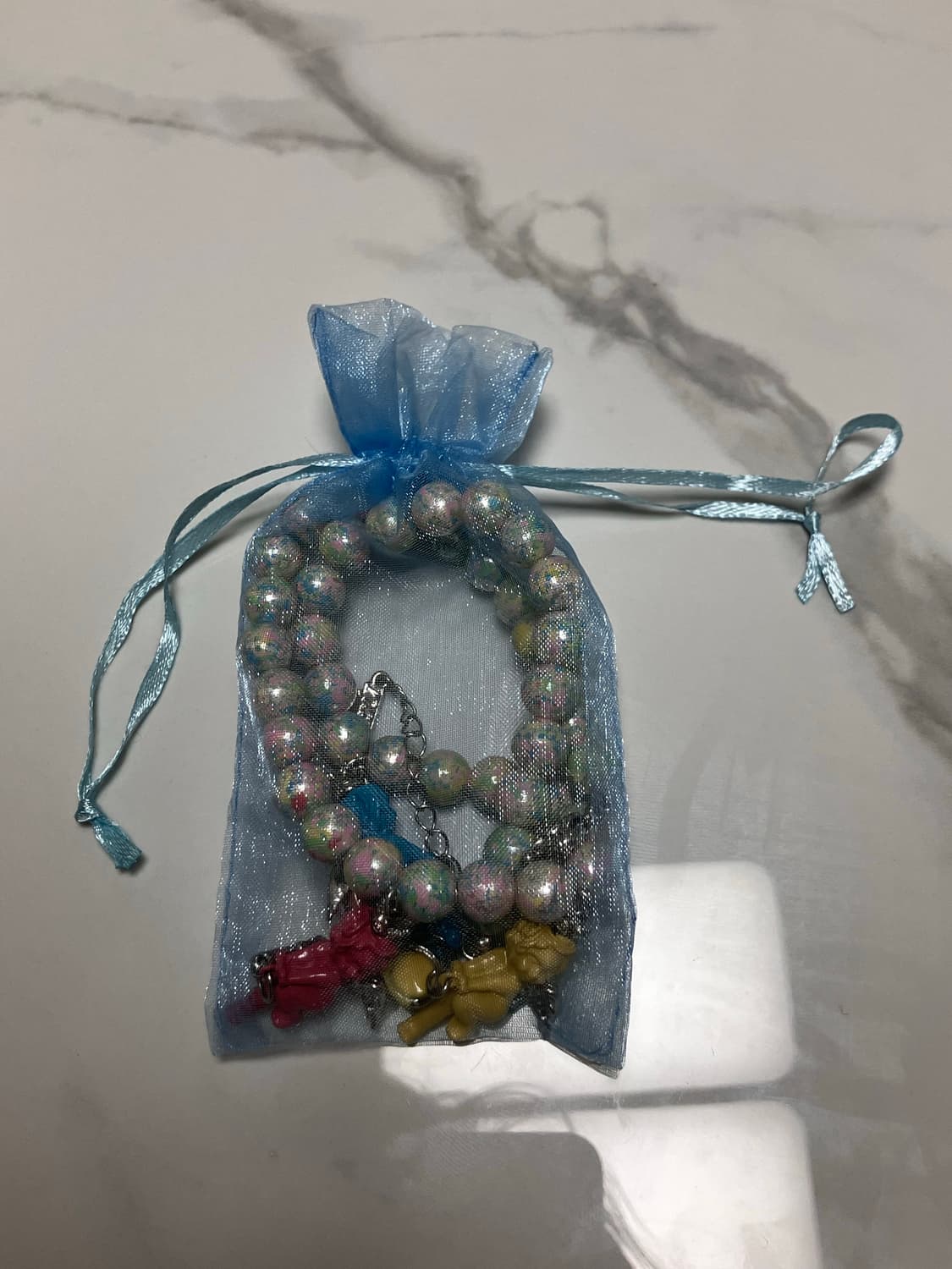 큐피드 아기천사 cherub 참 진주목걸이 초커 키덜트러풄 상품이미지3