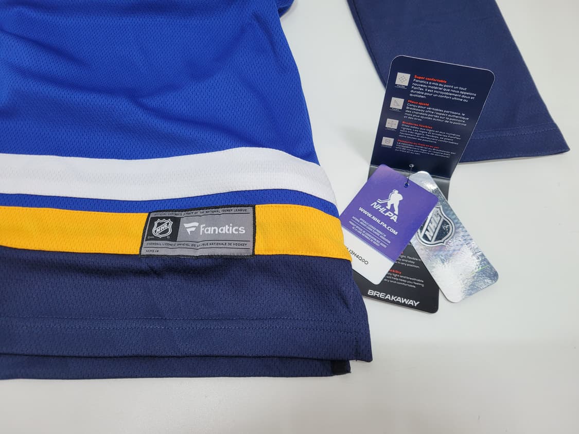 (새상품) 파나틱스 NHL 세인트루이스 블루스 홈유니폼 저지 / 남 M
 상품이미지5