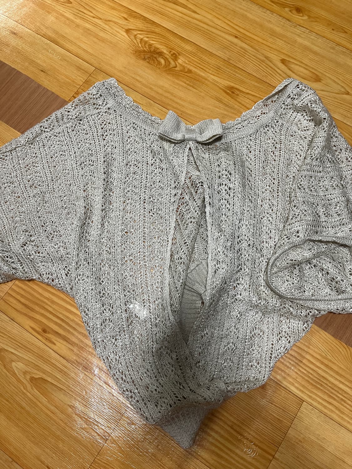 액시즈팜 니트 반팔 상품이미지3