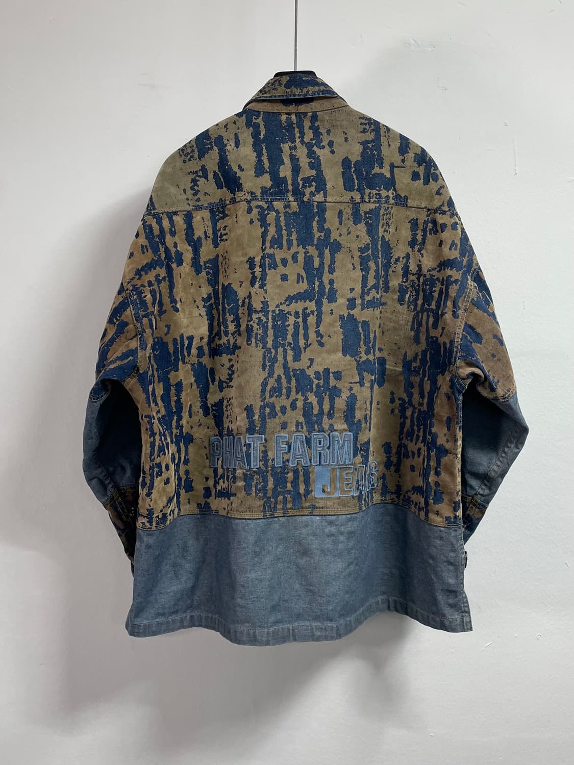 팻팜 빈티지 데님 믹스 셔츠 자켓 (on.43) 상품이미지3