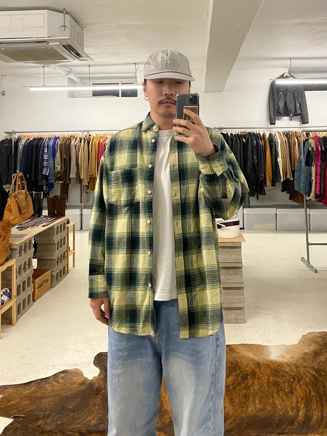 프릭스스토어 옴브레 체크셔츠 상품이미지9