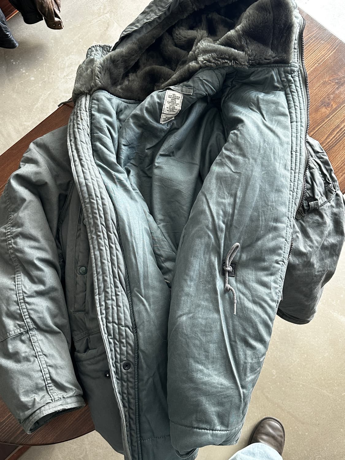 us air force N-3B parka 미공군  상품이미지3