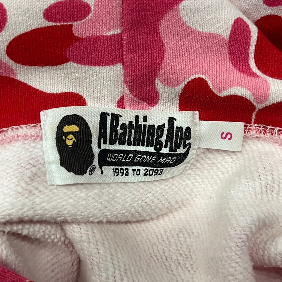 베이프 핑크 ABC 카모 후드티  상품이미지5