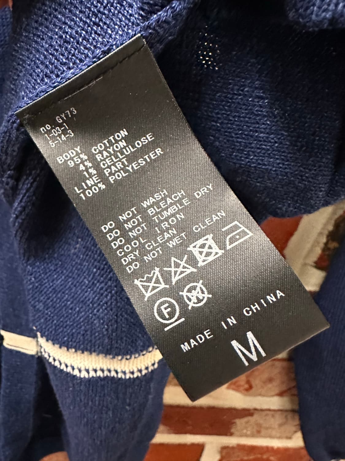 (M) Poggy x 파리생제르망 인디고 니트 상품이미지9