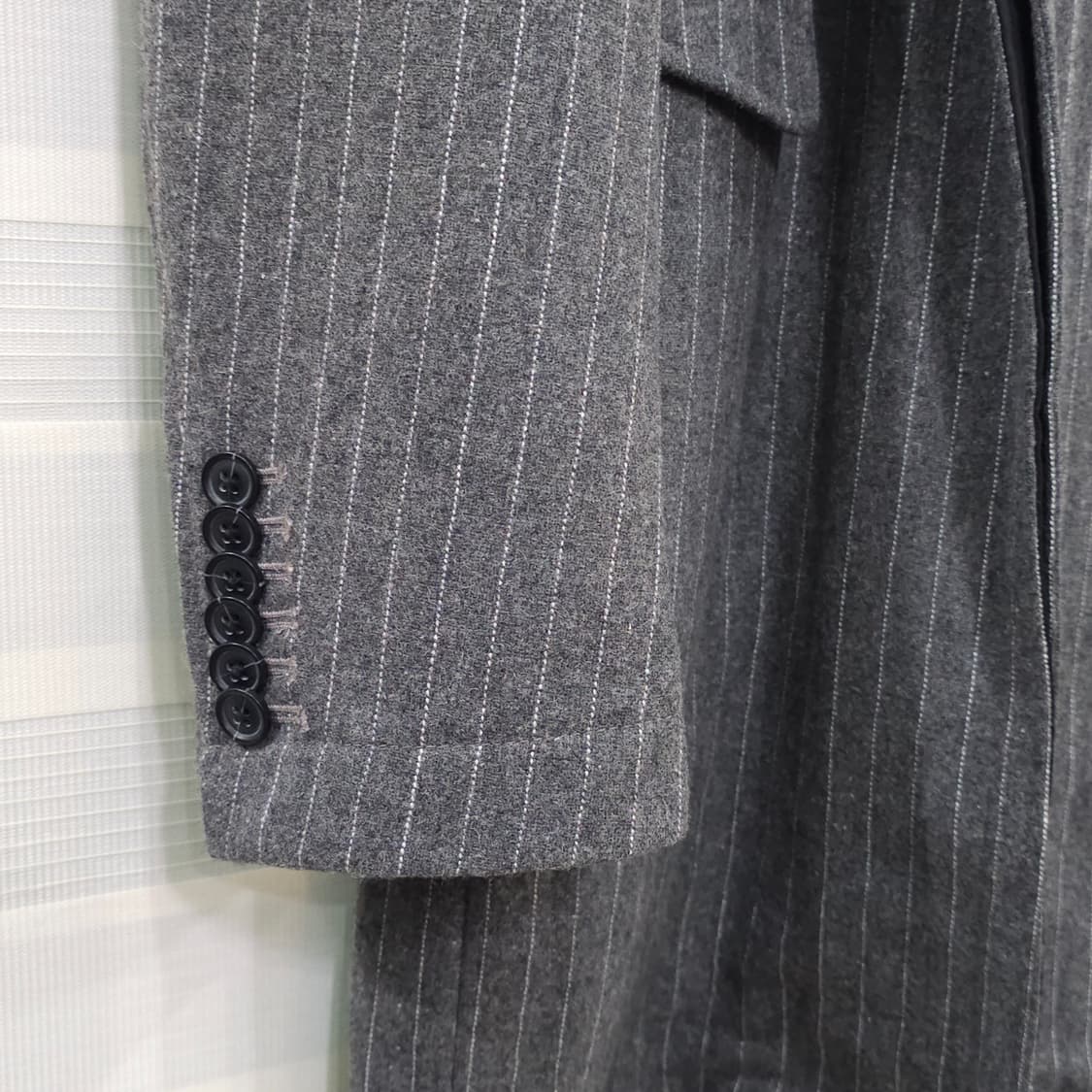 JAPAN BAHUT 스트라이프 코트 자켓- 우먼M 상품이미지4