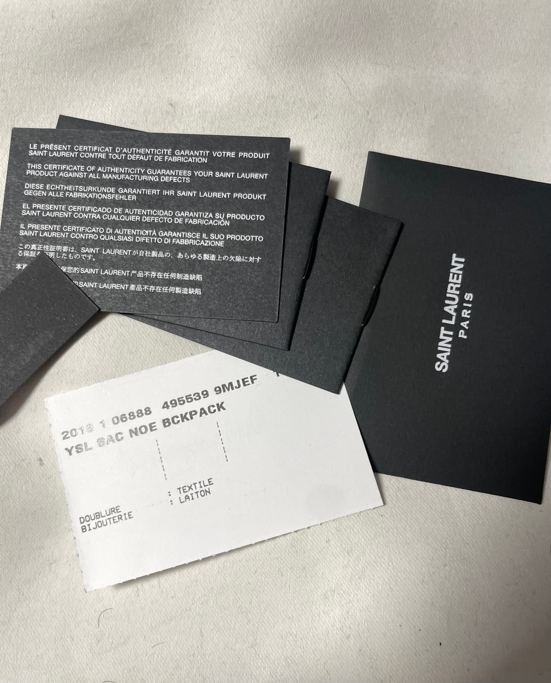 생로랑 noe 캔버스 백팩  상품이미지8