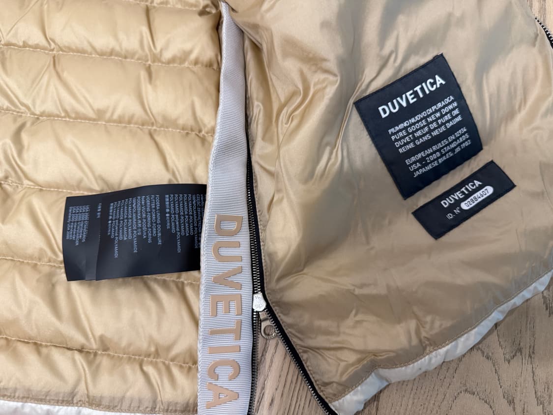 듀베티카 베르니아 반팔 다운 패딩 베이지 40 상품이미지7