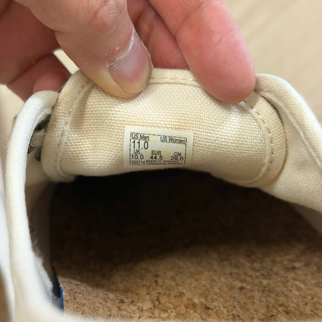 반스 어센틱 아이보리 검솔 290 상품이미지4