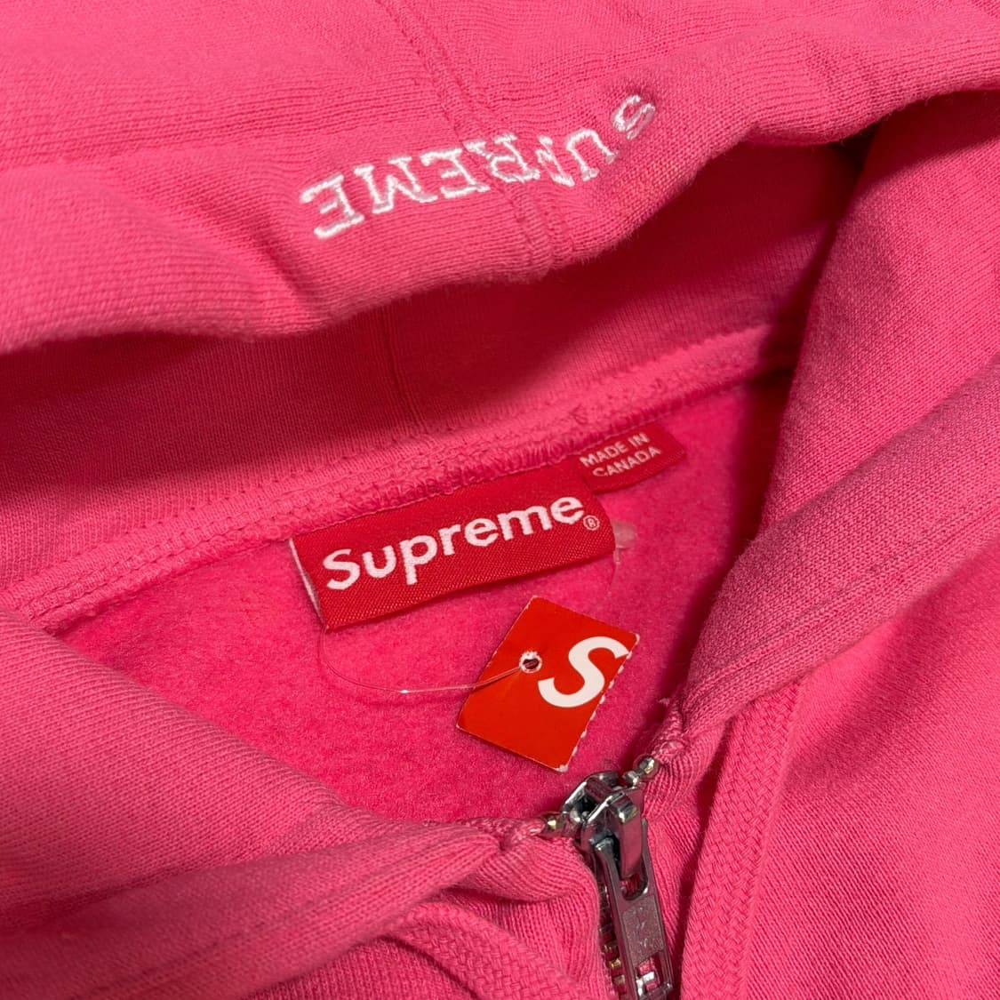 슈프림 23FW 로고 집업 후드스웻 상품이미지8
