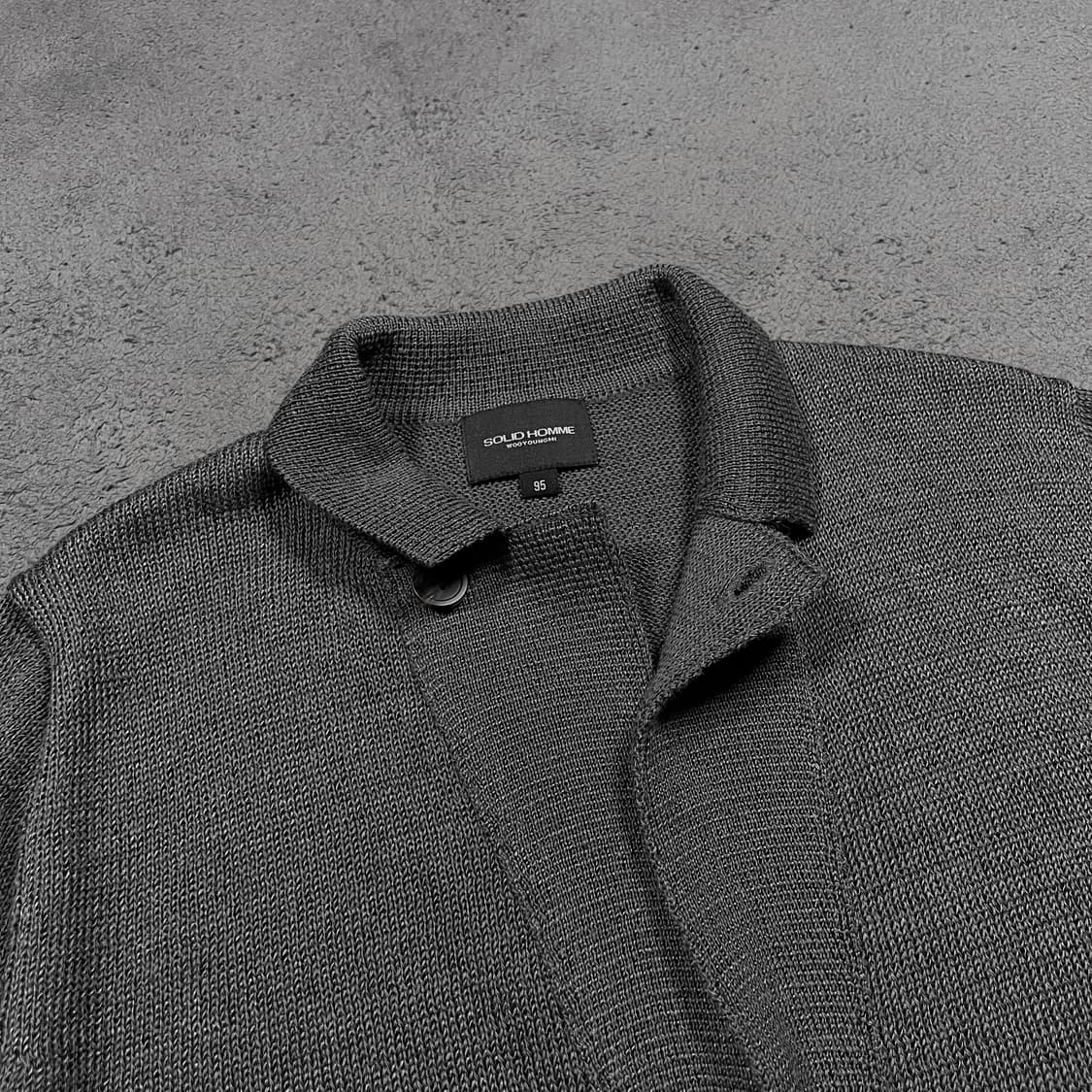 Solid Homme 솔리드옴므 린넨 니트 가디건  상품이미지2