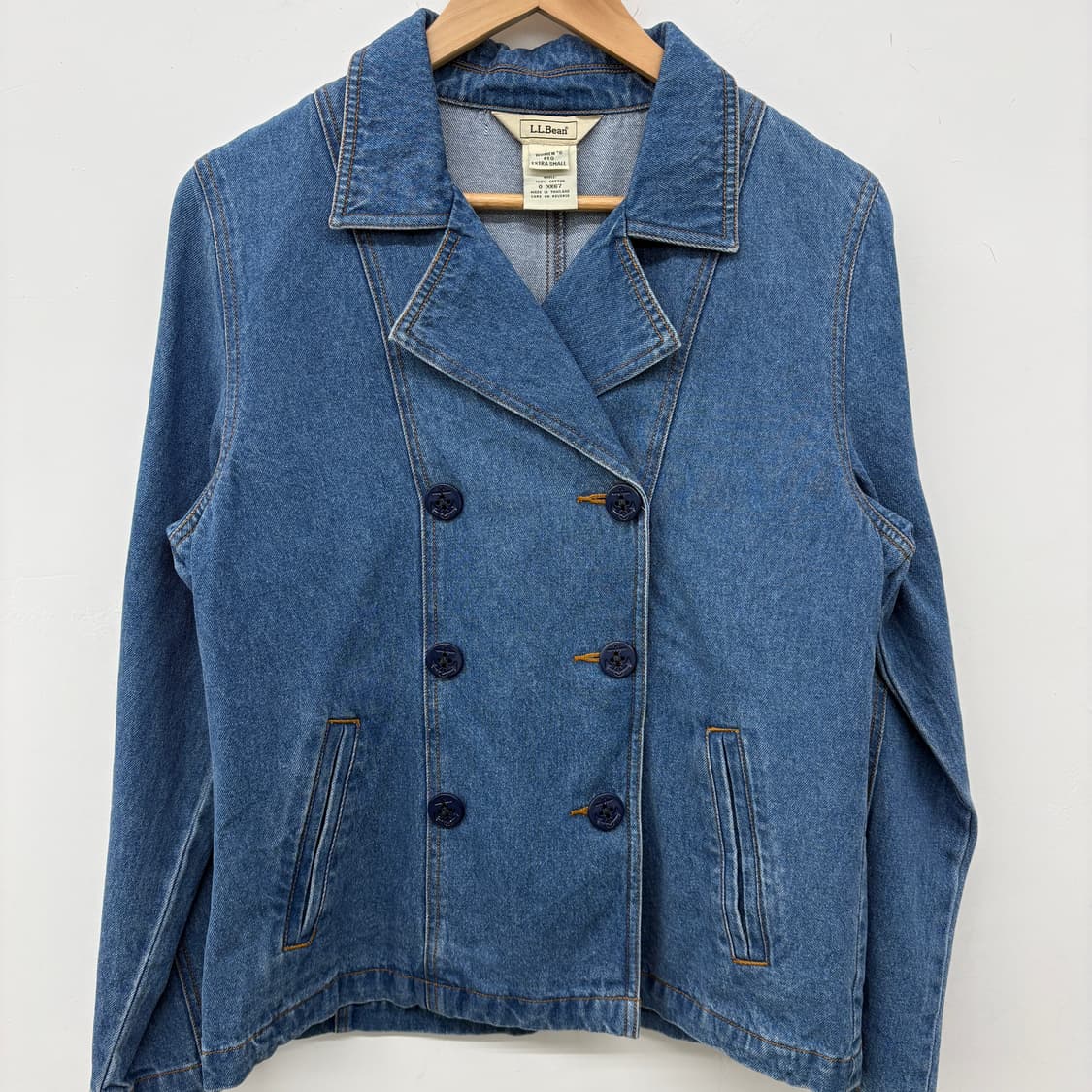 L.L.Bean 여성 데님 더블 자켓 여m 상품이미지2