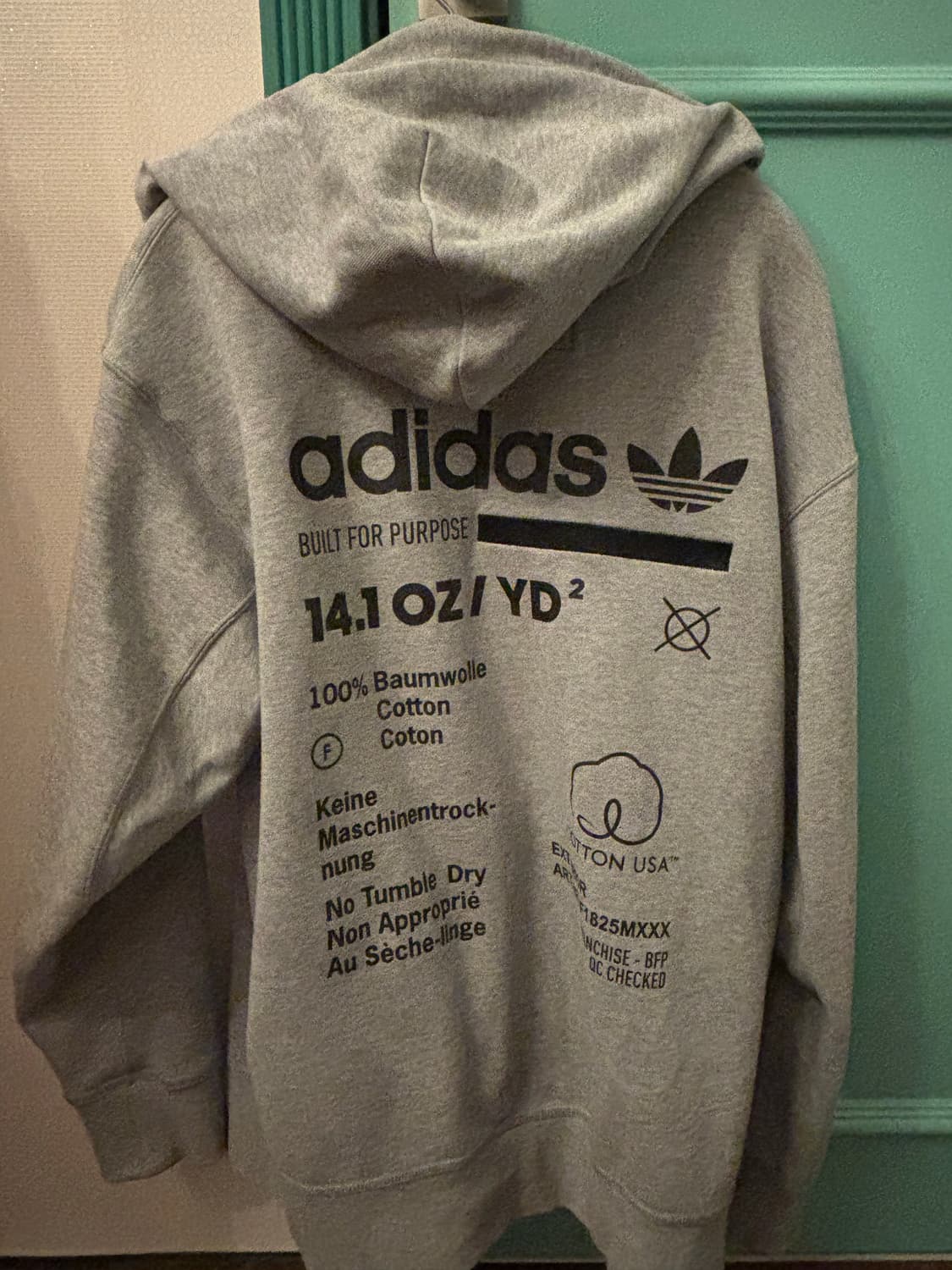 아디다스 후드집업 그레이 상품이미지1