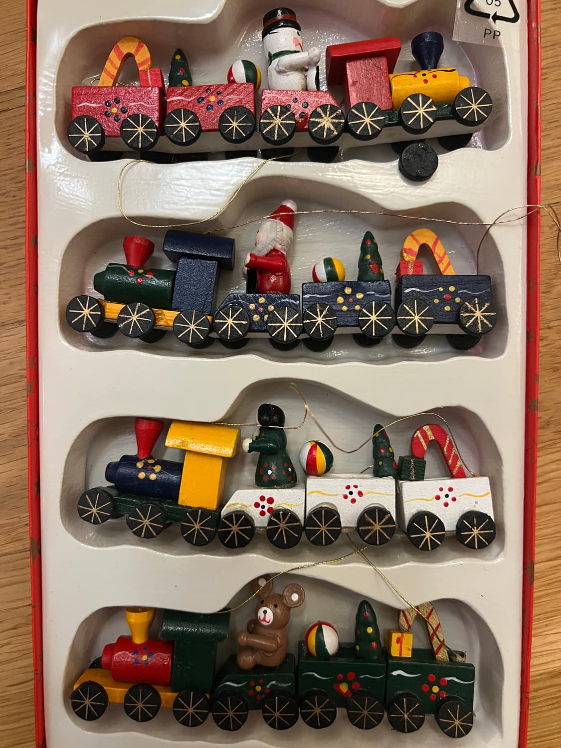 독일 빈티지 우든 오너먼트 세트 상품이미지1