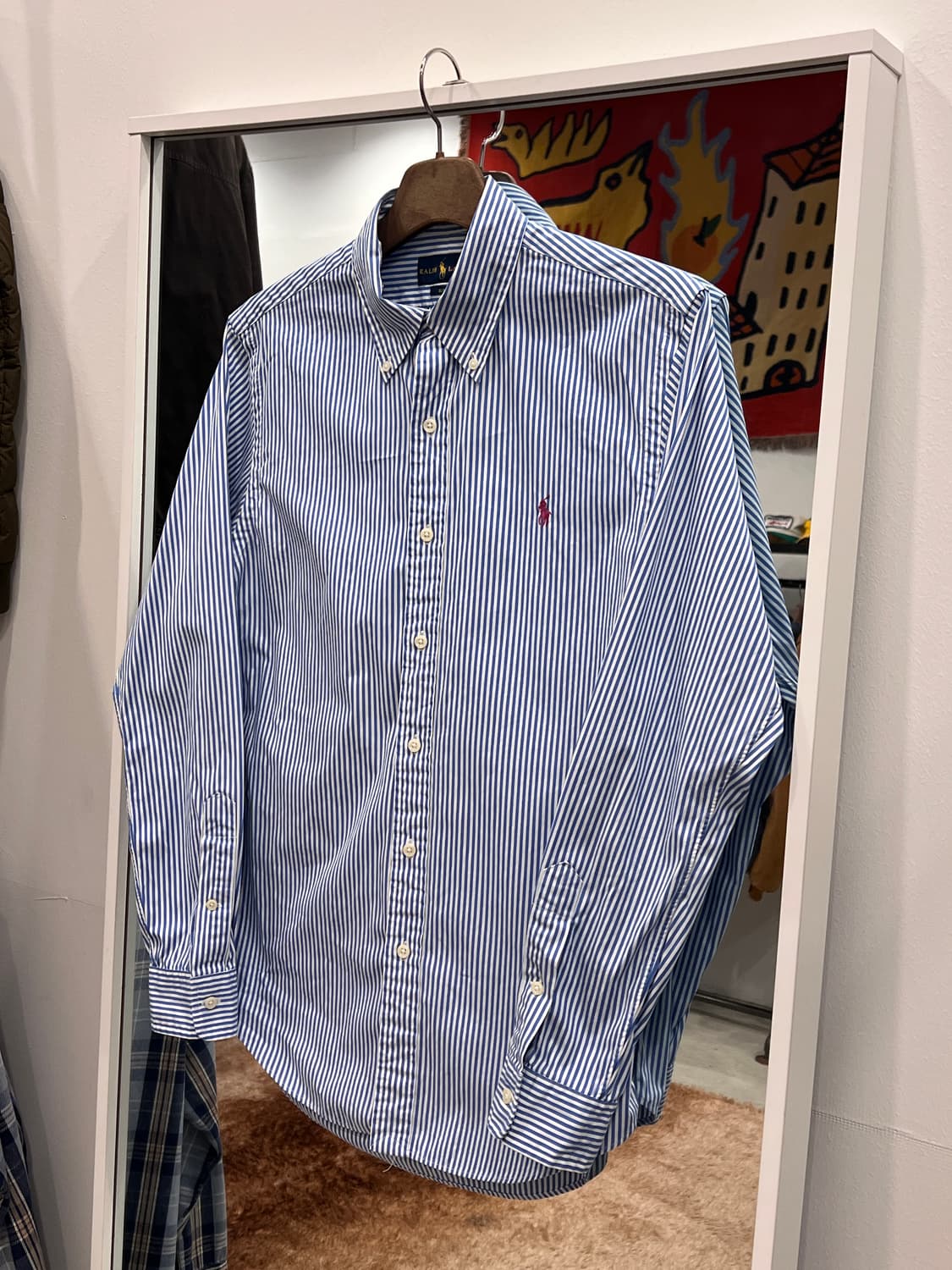 Polo RL 폴로 랄프로렌 SLIM FIT 스트라이프 셔츠 상품이미지1