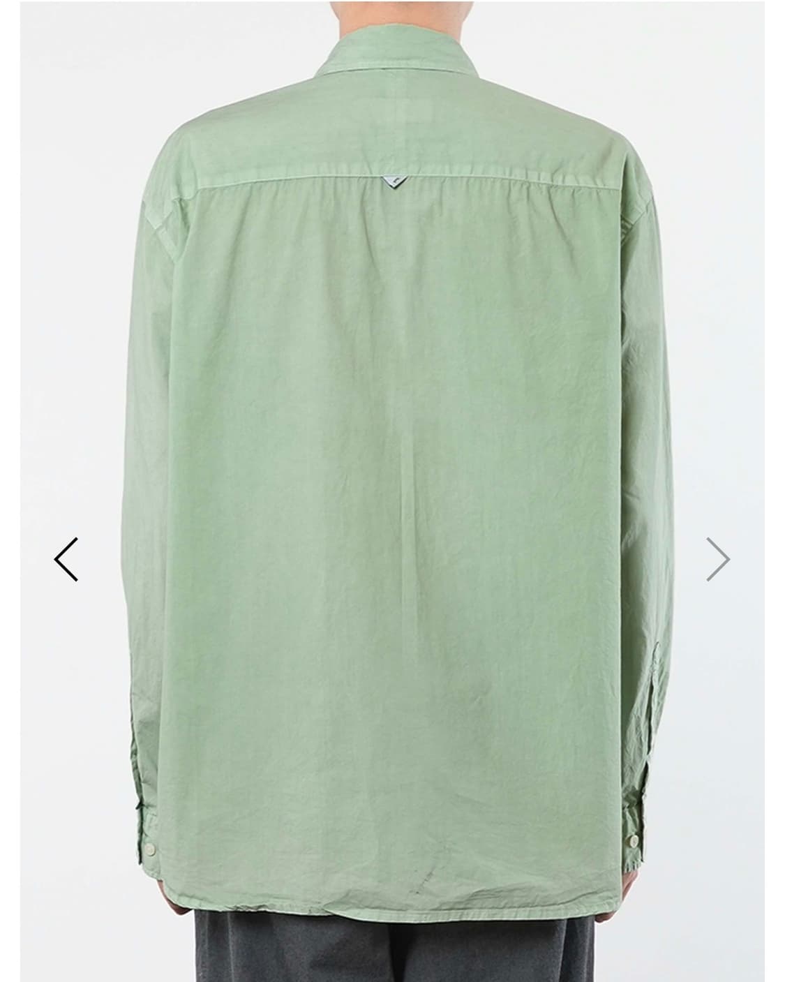 이얼즈어고/ 트레디셔널 다이드 포이카 셔츠/ 3  상품이미지4