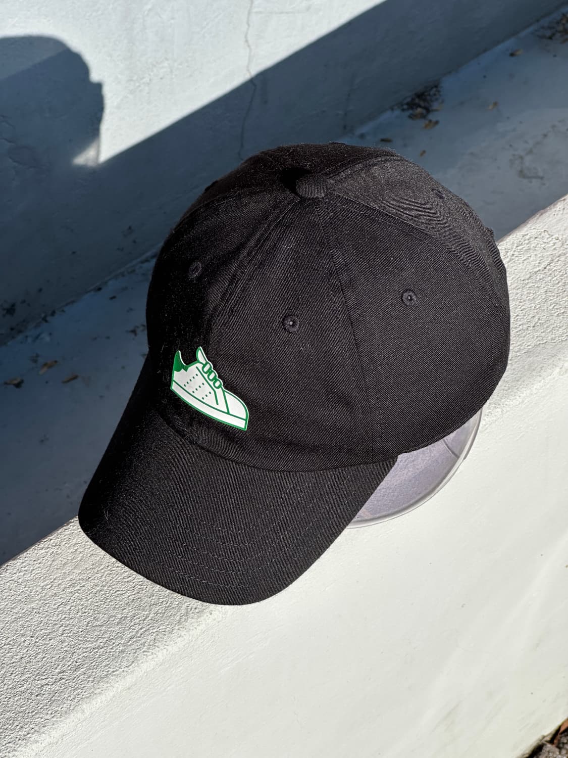 [F] 아디다스 스니커즈 로고 블랙 볼캡 모자 상품이미지2