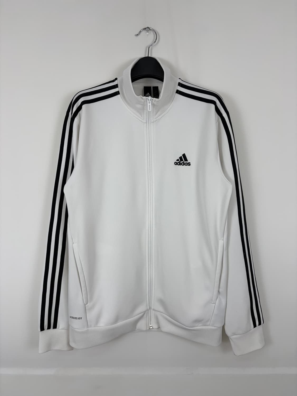 a87) 아디다스 화이트 트랙탑 져지 자켓 상품이미지1