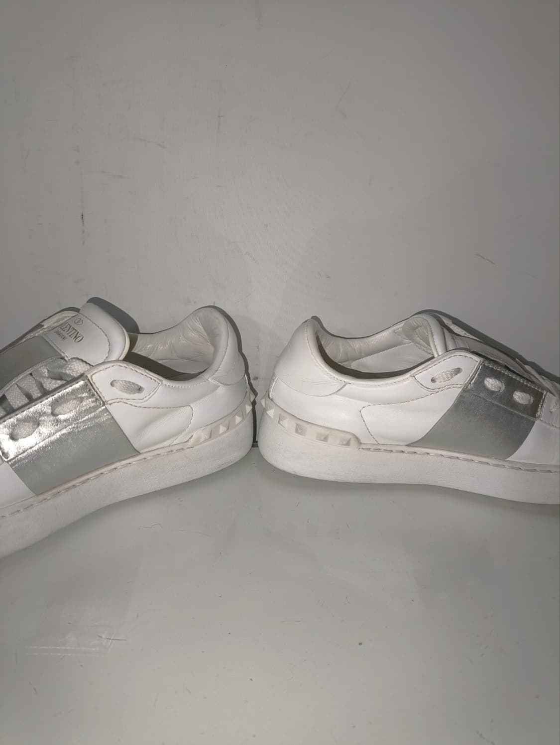 35 220mm 발렌티노 히든 오픈 메탈릭 스니커즈 상품이미지7