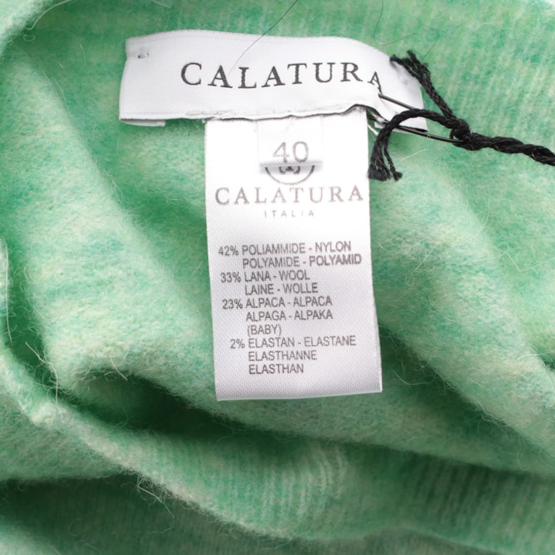 칼라투라 제이드 울 혼방 니트 상의 44, 55 상품이미지3