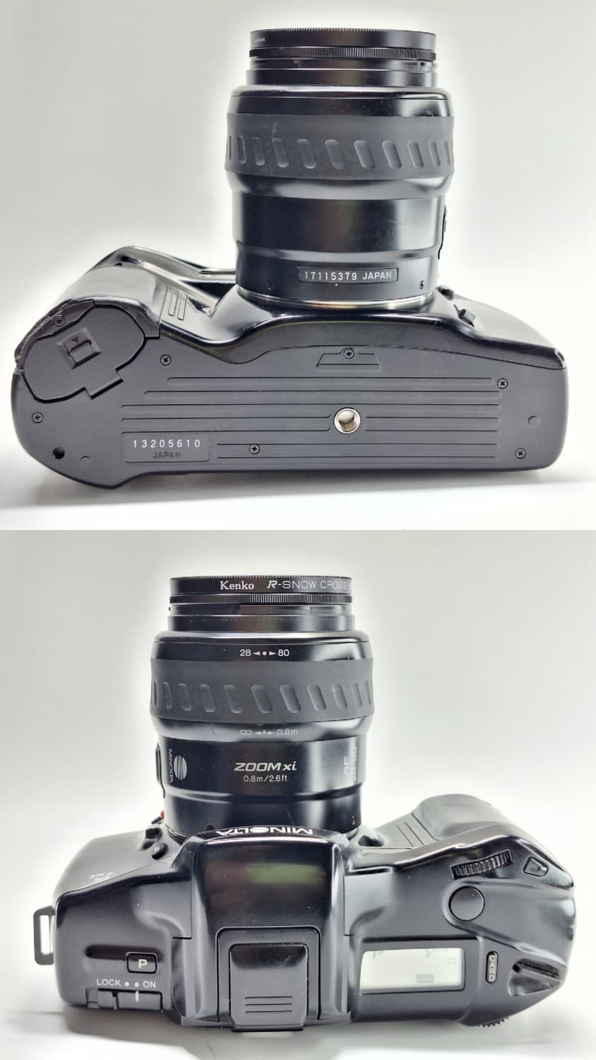 빈티지 필름카메라 풀세트/미놀타 a7xi 28-80 가방 렌즈캡 스트랩 상품이미지5