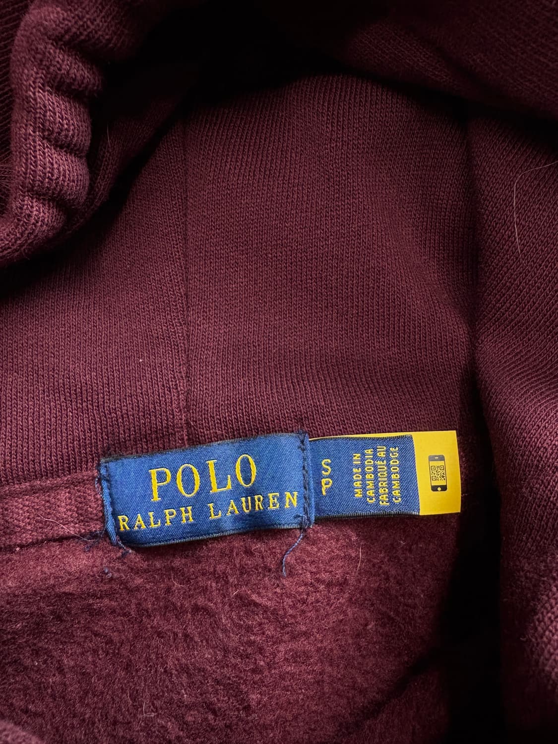 폴로 랄프로렌 신형 빅포니 버건디 후디 3804 상품이미지3