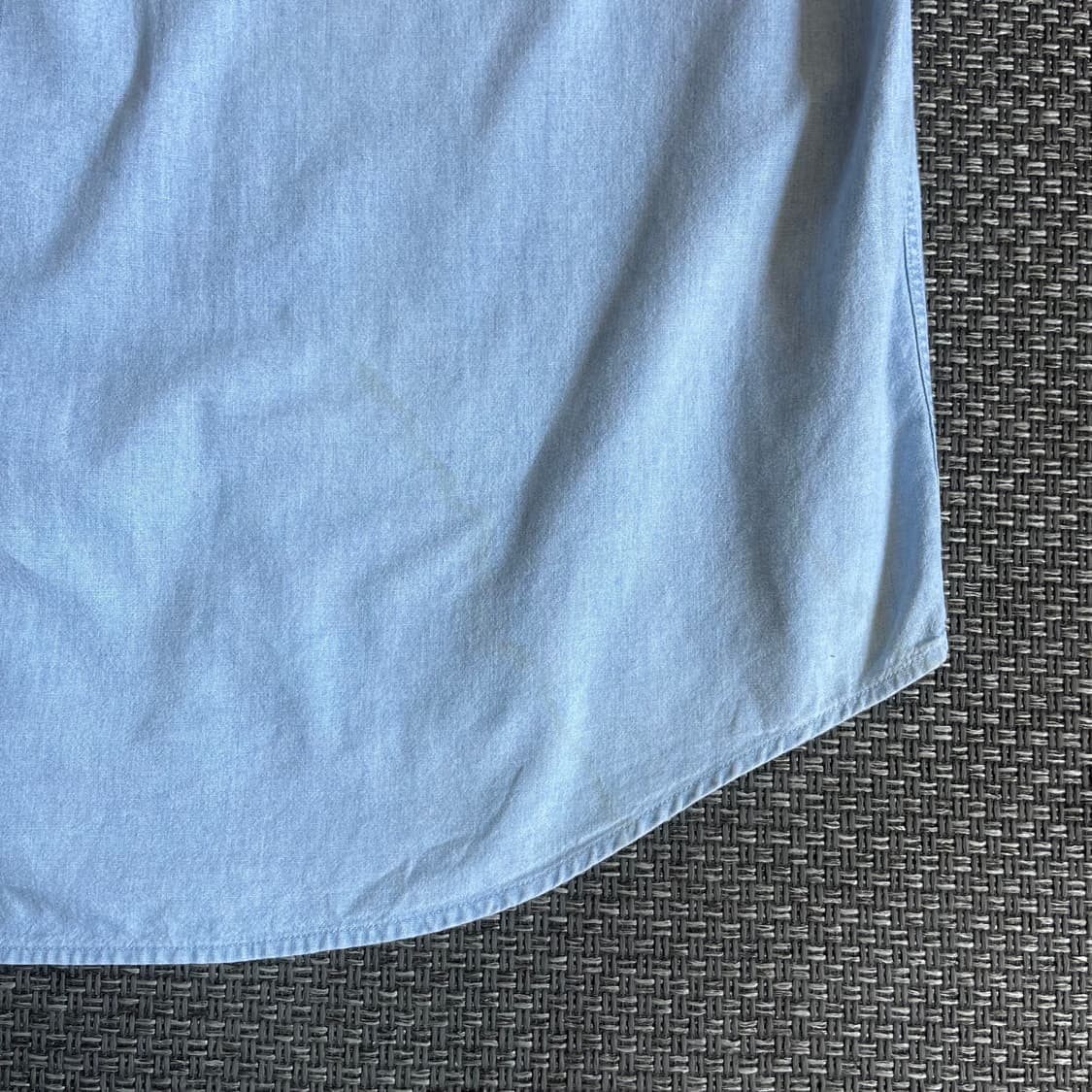 타미힐피거 원포켓 연청 데님 셔츠 XL 상품이미지6