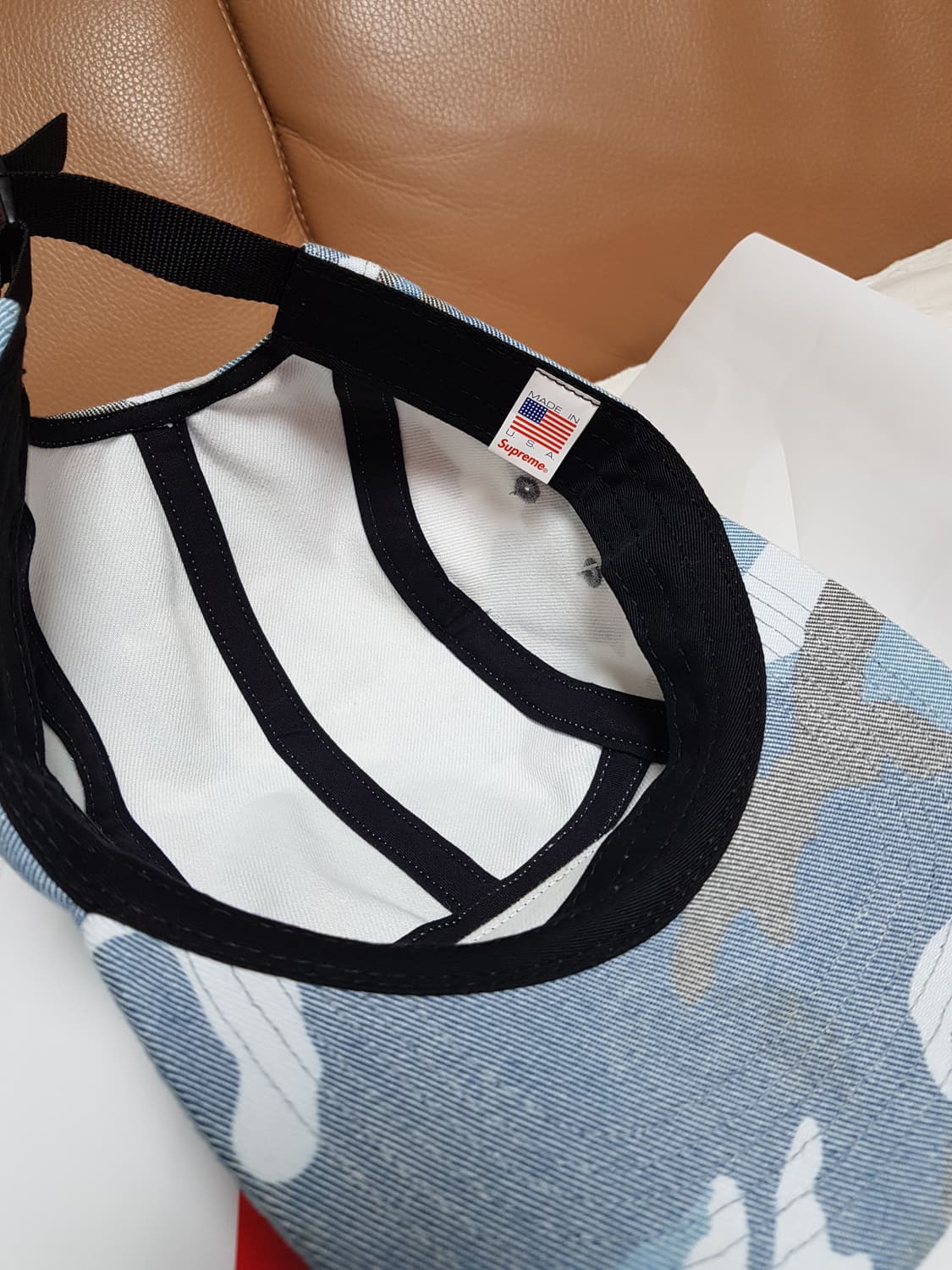 슈프림 워시드아웃 카모 캠프캡 모자 볼캡 상품이미지4