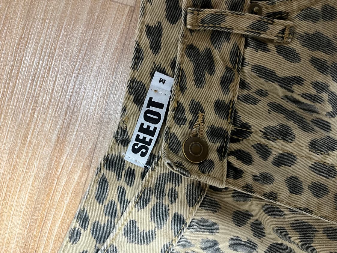 어썰트 레오파드 와이드 벌룬 팬츠 M 상품이미지6