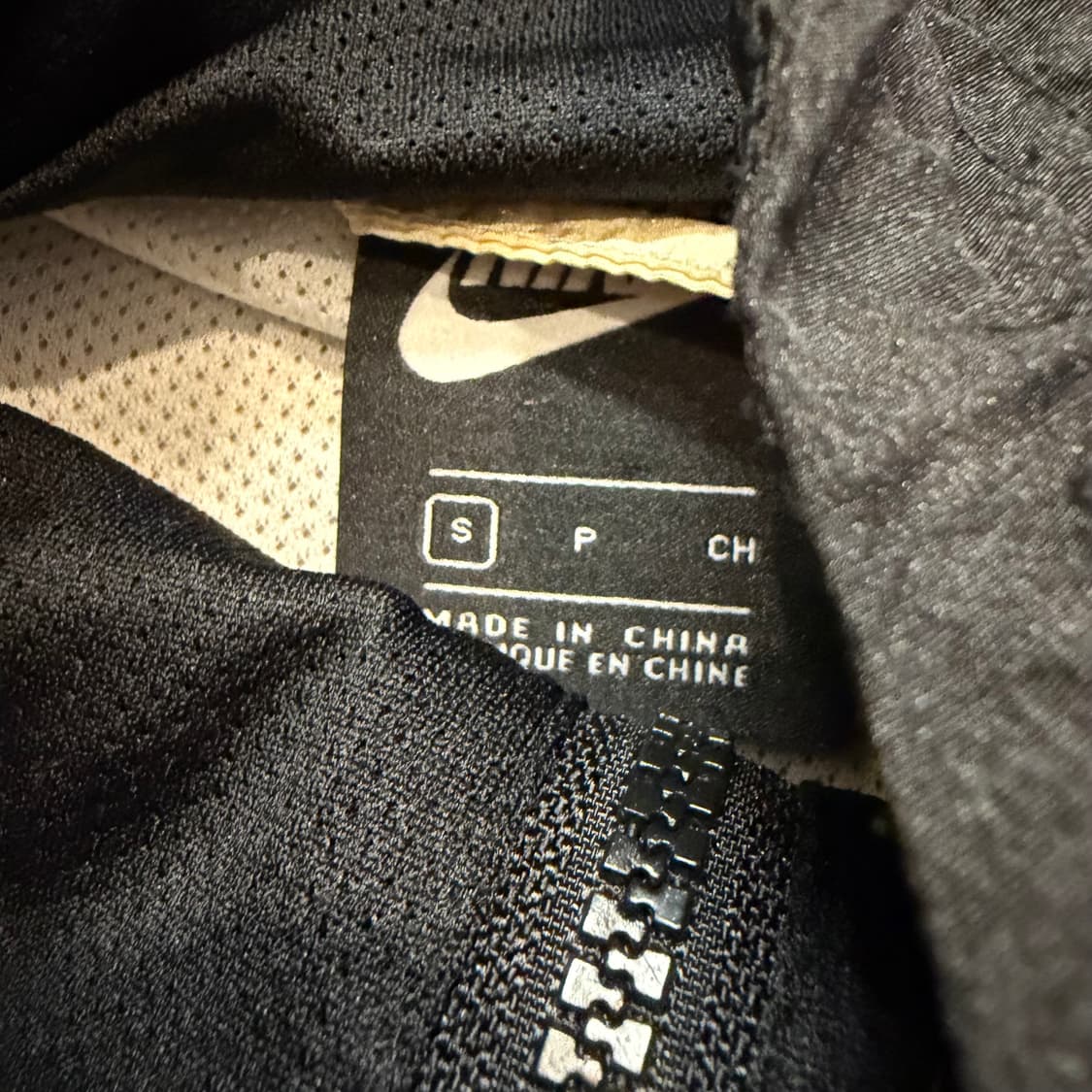 Nike 더블 스우시 골드 배색 후드 바람막이 자켓 상품이미지3