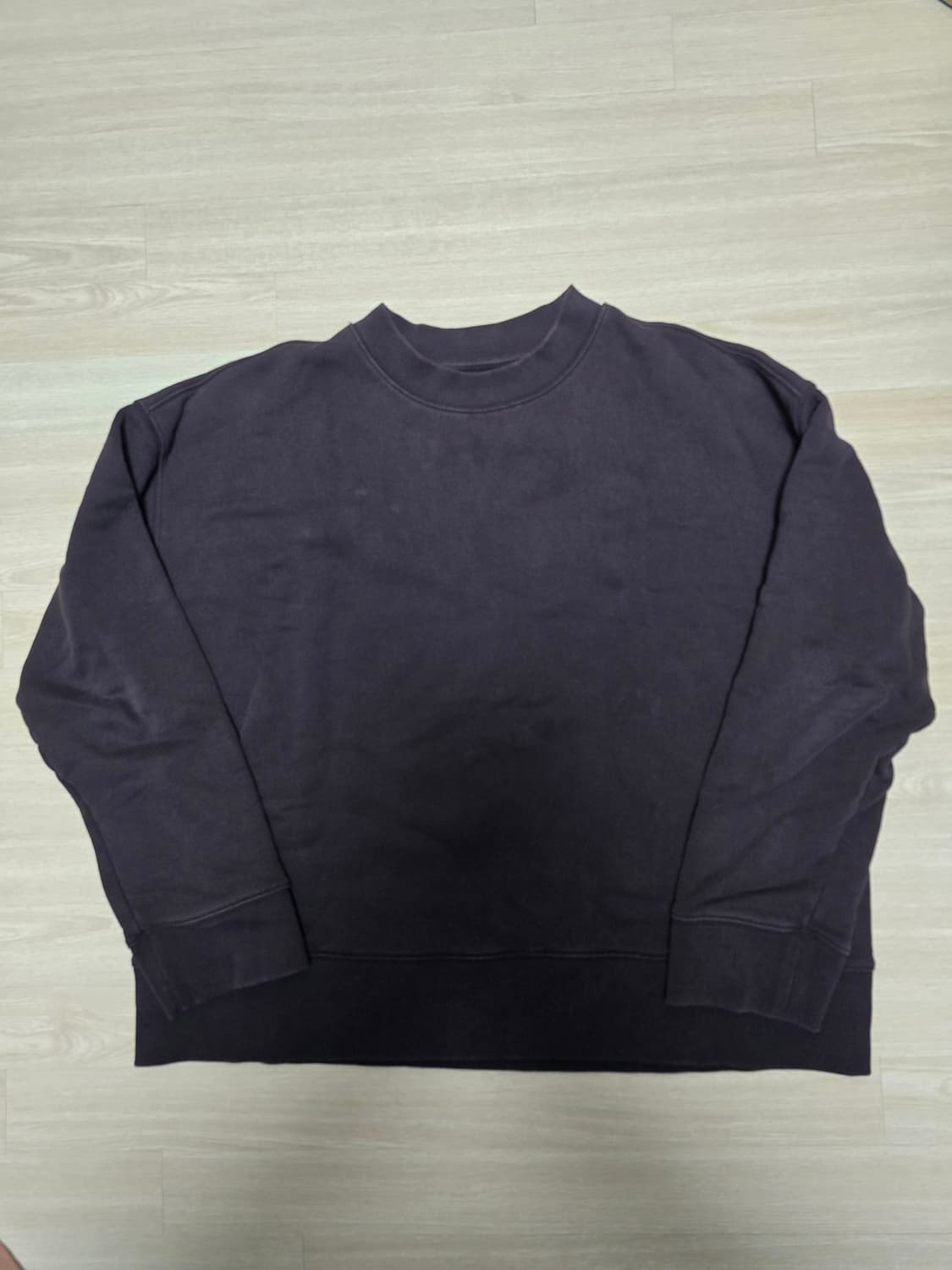 스튜디오니콜슨 맨투맨 네이비, 퍼플 상품이미지1