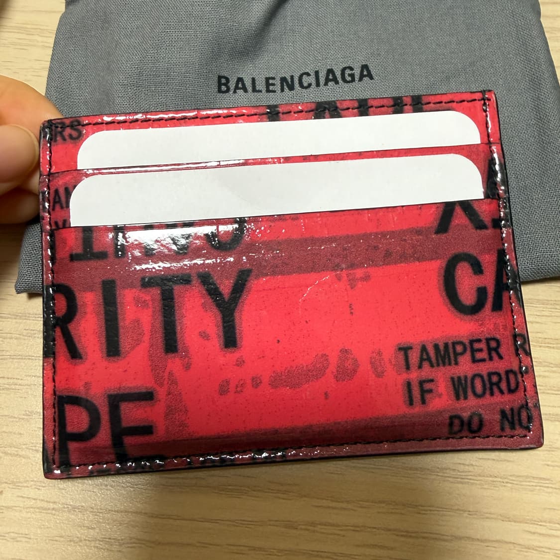발렌시아가 테이프 타입 카드 홀더 (정품) 상품이미지3