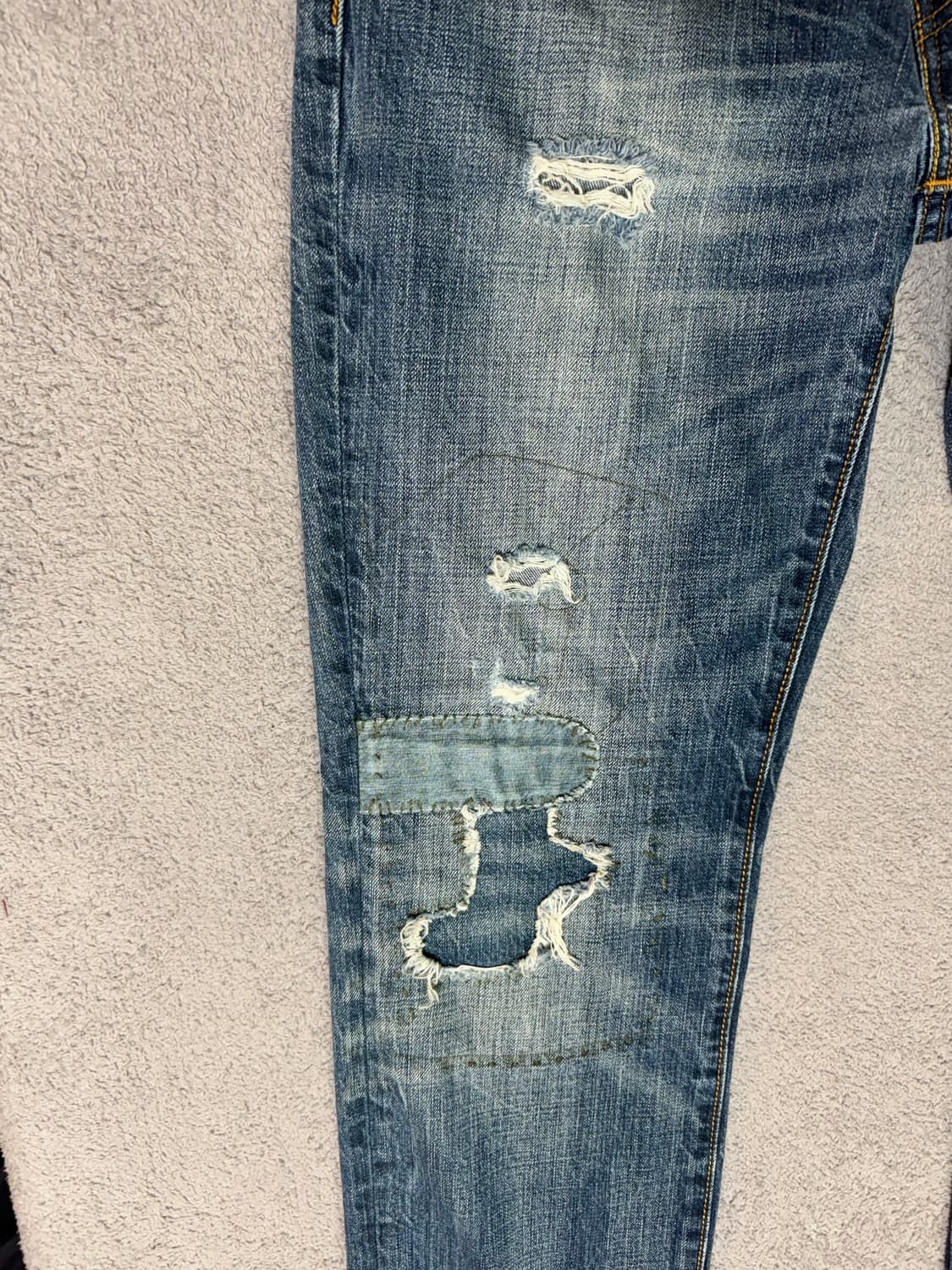 LEVIS 리바이스 빈티지 워싱 데미지 데님 청바지 / 86 상품이미지3