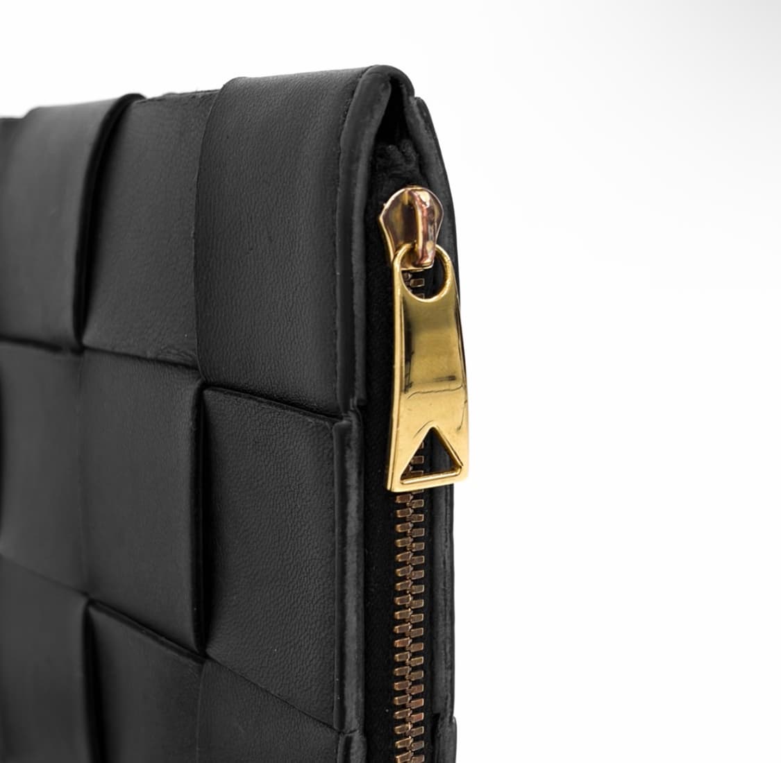 [S] 보테가베네타 인트레치아토 레더 카세트 클러치백 스몰 블랙 상품이미지3