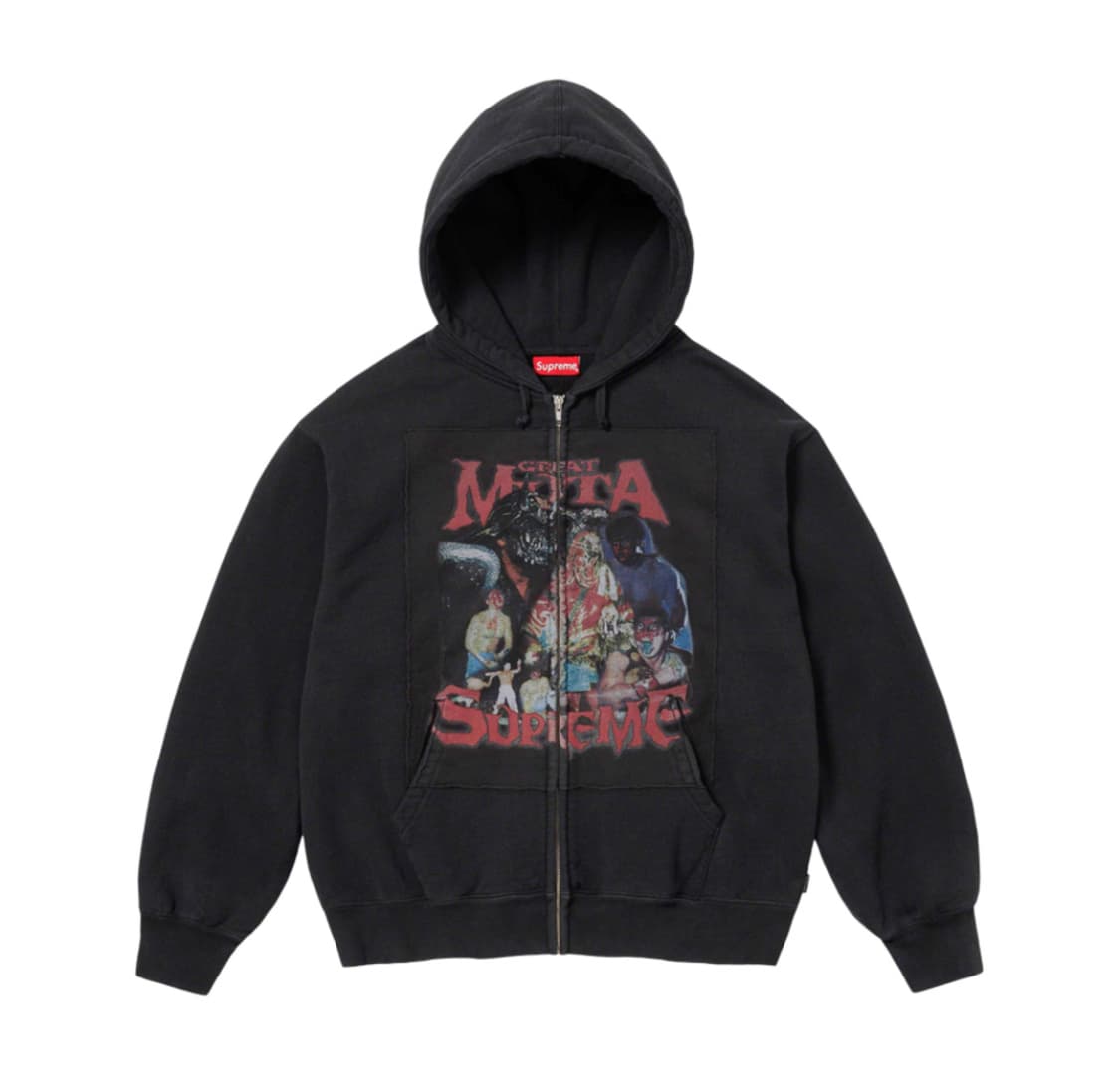 슈프림 무타 집업 후드 스웨트셔츠 Black 상품이미지1