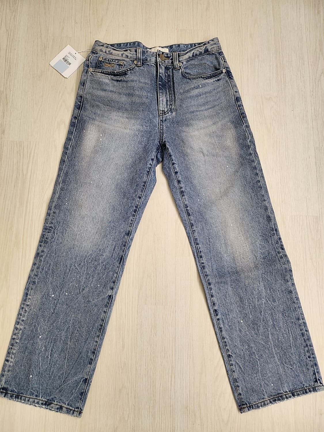 플랙진 페인팅 통바지 상품이미지4