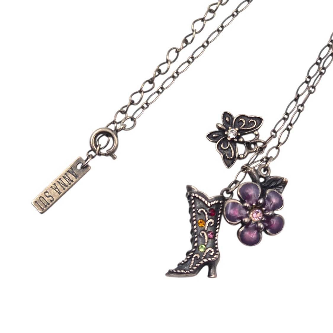 07s 안나수이 실버925 빅토리안 부츠 목걸이 상품이미지5