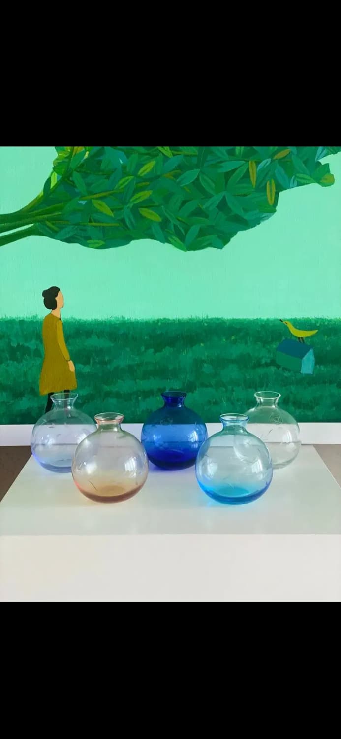 기타이치 유리화병 세트 꽃병 유리공예 오브제 소품 개 상품이미지3